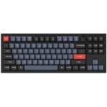 Keychron X0033G28L3 Q3M1 QMK 自定義機械鍵盤 (碳黑Fully Assembled RGB旋鈕可換軸/紅軸)